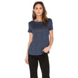 Generation Love Harper Herringbone Linen Tee Size XS
